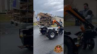 Towable Remote Control Forklift forklift tow truck construction telehandler equipter [upl. by Naivat]