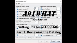 MegaSquirt TunerStudio Closed Loop Idle tuning part2 [upl. by Hael]