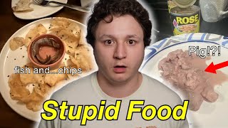 Man looks at the most Stupid Food imaginable [upl. by Haleemaj]