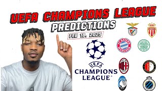 Uefa Champions League Predictions  Tuesday Matches [upl. by Ahsyat]