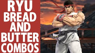 Ryu Bread and Butter combos Beginner to Pro [upl. by Om313]