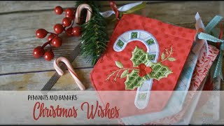 Pennants amp Banners Christmas Wishes Machine Embroidery Designs  Kimberbell Designs [upl. by Frost]