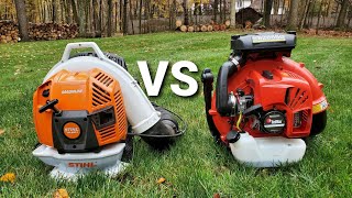 STIHL BR800 amp RedMax EBZ8550 review and comparison [upl. by Jackson946]