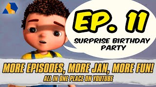 Jan Remastered  Surprise Birthday Party  Official Urdu Cartoon  S01 E11 [upl. by Enyawed919]