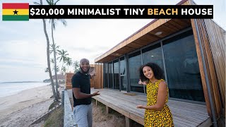 20000 Minimalist Tiny Beach House in Accra Ghana [upl. by Ranna]