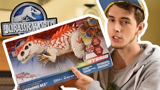 Indominus Rex HYBRID RAMPAGE SERIES  Hasbro Review and Unboxing [upl. by Penny975]