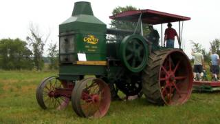 Rumely Oil Pull Model E Startup and Plowing [upl. by Garrick]