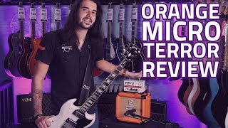 Orange Micro Terror Guitar Amplifier Head Demo Review w PPC108 Cab [upl. by Yelac249]