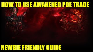 How to use Awakened POE Trade  The Best Price Checker in Path of Exile [upl. by Bekha]