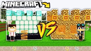 ZAMEK BEACON VS ZAMEK GLOWSTONE W MINECRAFT [upl. by Nimrac]