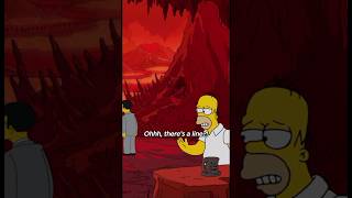 homers punishment is waiting in line simpsons homersimpson viral otherworld line funny [upl. by Assilana]