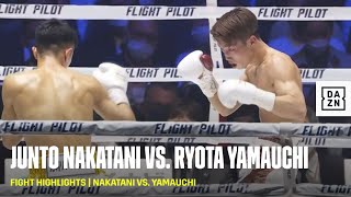 FIGHT HIGHLIGHTS  Junto Nakatani vs Ryota Yamauchi [upl. by Brigit]