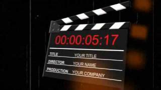 Clapper Countdown Leader After Effects template [upl. by Terrag]