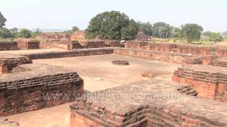 Ruins of ancient Nalanda University Bihar [upl. by Leland]