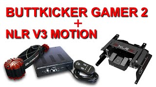 Buttkicker Gamer 2  Next Level Racing Motion V3 [upl. by Esimorp336]