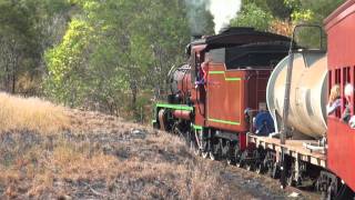 C17 974  ARHS Steam Train to Fisherman Islands and Box Flat  2072011  Part 2 of 2 [upl. by Neyuh]