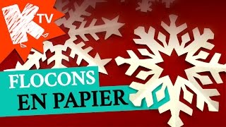 Flocons de neige en papier [upl. by Enawyd]