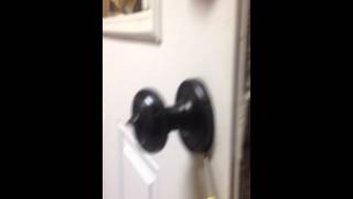 Kwikset Door Knob Removal [upl. by Llejk]