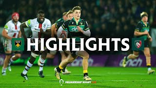 Highlights  Northampton Saints v Leicester Tigers [upl. by Mellisent]