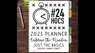 24HOCS Planner Walk Thru and Digital Format Tutorial [upl. by Namrehs]