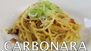 Carbonara Spaghetti Recipe Easy Pasta How To BenjiManTV [upl. by Juback537]