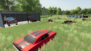 Buying abandoned farm to start our new home  Back in my day S2 ep1  Farming Simulator 19 [upl. by Sontich197]