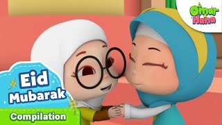 Eid Mubarak Compilation  Omar amp Hana English [upl. by Erkan60]