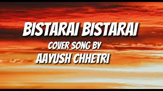 Bistarai Bistarai  Acoustic Cover rohitjohnchhetri trending [upl. by Nahshon]