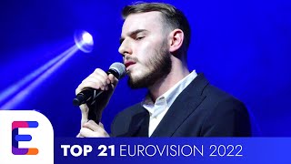 EUROWIZJA 2022 TOP 21  WARSAW CALLING [upl. by Robinett]