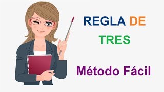 Cómo resolver REGLA DE TRES SIMPLE  MÉTODO FÁCIL Y RÁPIDO [upl. by Armin]