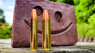 350 Legend vs 450 Bushmaster  Giant Clay Blocks [upl. by Duval]