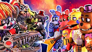 FNAF Rockstar vs Scrap Animatronics [upl. by Roderigo]