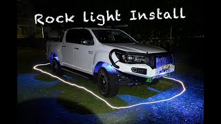 INSTALLING RGB ROCK LIGHTS [upl. by Garling]