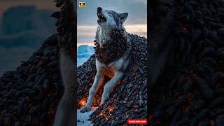 Arctic Wolf covered by millions of barnacles and mussels  Incredible Rescue animals rescue [upl. by Revlis]