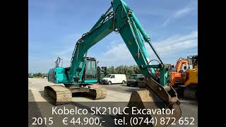 Kobelco SK210LC Excavator [upl. by Ailahk250]