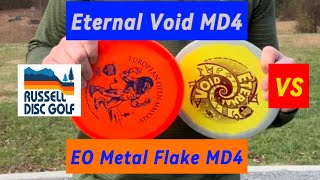 Discmania Eternal Void MD4 vs Metal Flake MD4 Disc Comparison [upl. by Annairoc]