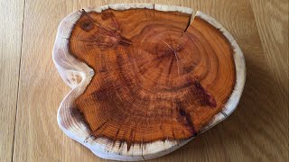 MAKING TREE STUMP CUTTING BOARDS [upl. by Montgomery916]