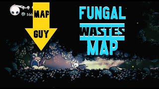 Hollow Knight Fungal Wastes Map  Cornifer Location [upl. by Dyrrej355]