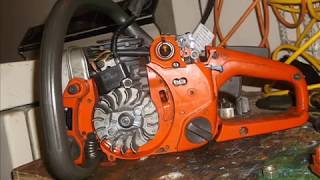 Husqvarna 235 engine rebuild [upl. by Kemppe]