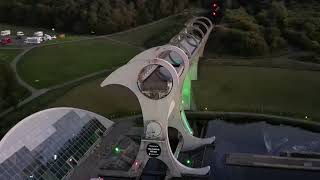 The Falkirk wheel drone fly over [upl. by Cora878]