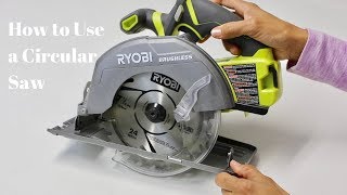 How to Use a Circular Saw to Cut Wood  Power Tools Tutorials  Thrift Diving [upl. by Tatia38]