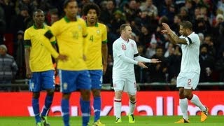 England vs Brazil 21 Official Goals and Highlights Wembley 060213  FATV [upl. by Imled]