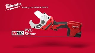 Milwaukee® M12™ PVC Shear 247021 [upl. by Sidhu]