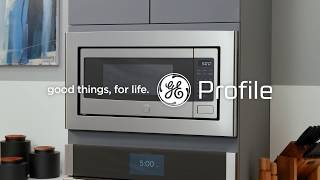 GE Profile Countertop Microwave Oven  BuiltIn Capable Microwave [upl. by Eerdua341]