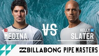 Gabriel Medina vs Kelly Slater  Round Five Heat 3  Billabong Pipe Masters 2017 [upl. by Ilse]