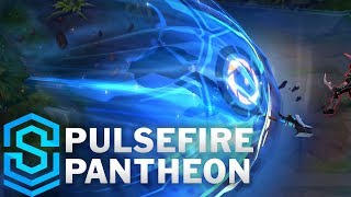 Pulsefire Pantheon Skin Spotlight  League of Legends [upl. by Ahsienauq]