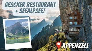 APPENZELL SWITZERLAND Visiting the famous AESCHER Restaurant and hiking to the SEEALPSEE [upl. by Namzzaj]