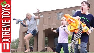 Babysitter Part 2 Ethan And Cole Nerf Wildness with Aunt Jenna Remastered [upl. by Uhn353]