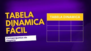 Tabelas dinamicas no excel como fazer e analisar dados [upl. by Jennee]