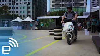 Riding the BatteryPowered Gogoro Smart Scooter [upl. by Adam]